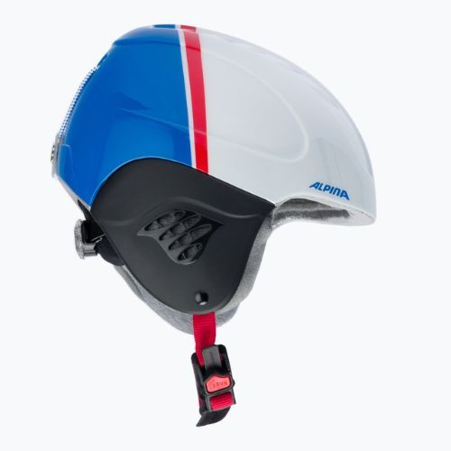 Kask narciarski dziecięcy Alpina Carat white/red/blue
