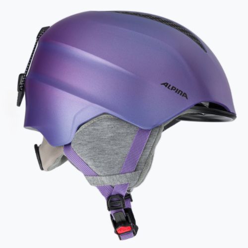 Kask narciarski dziecięcy Alpina Grand Jr flip-flop purple