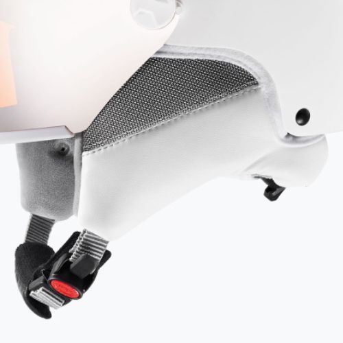 Kask narciarski UVEX Hlmt 600 visor all white mat