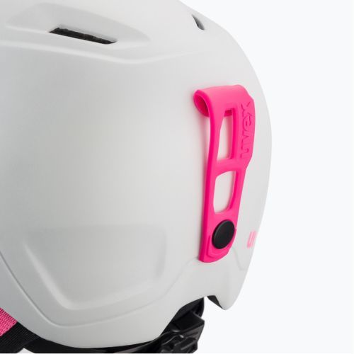 Kask narciarski dziecięcy UVEX Heyya Pro Jr white pink matt