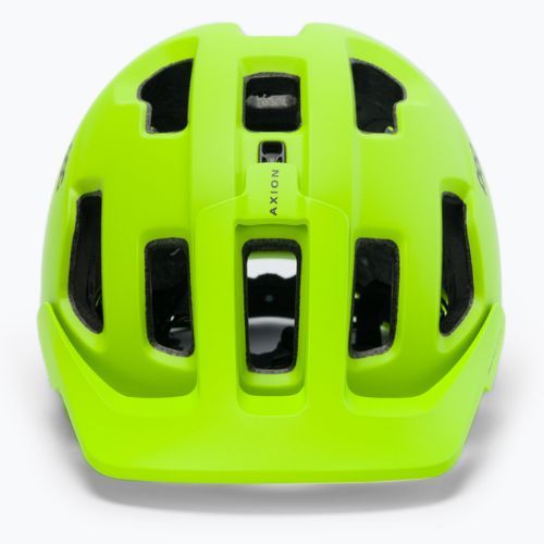 Kask rowerowy POC Axion SPIN fluorescent yellow/green matt