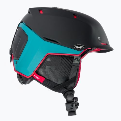 Kask narciarski Marker Phoenix2 MIPS black/teal blue/red