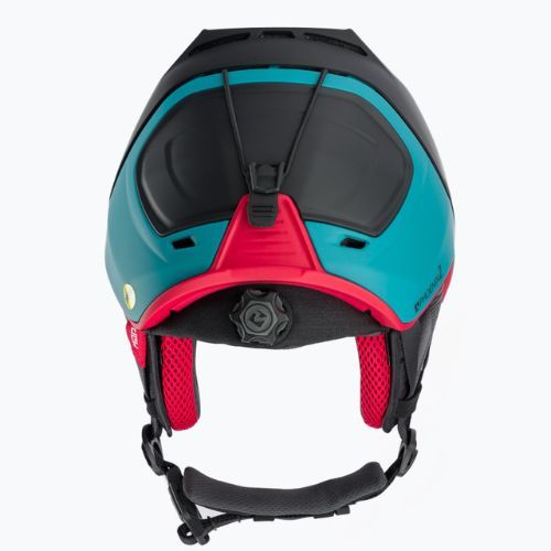 Kask narciarski Marker Phoenix2 MIPS black/teal blue/red