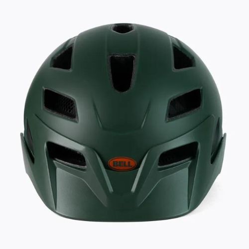 Kask rowerowy dziecięcy Bell Sidetrack Jr matte dark green orange