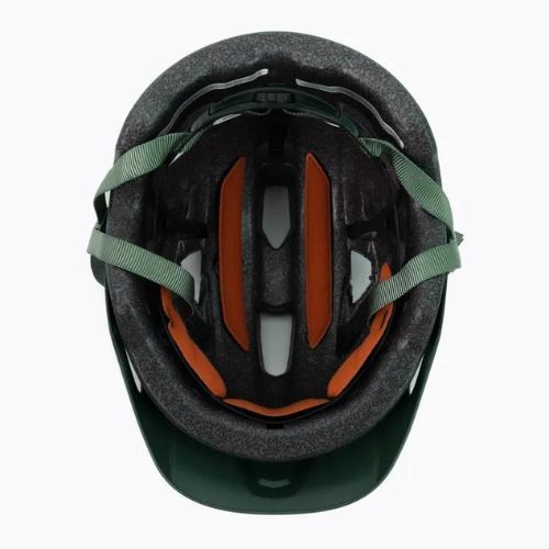 Kask rowerowy dziecięcy Bell Sidetrack Jr matte dark green orange