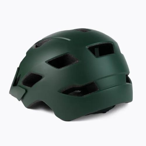 Kask rowerowy dziecięcy Bell Sidetrack Jr matte dark green orange