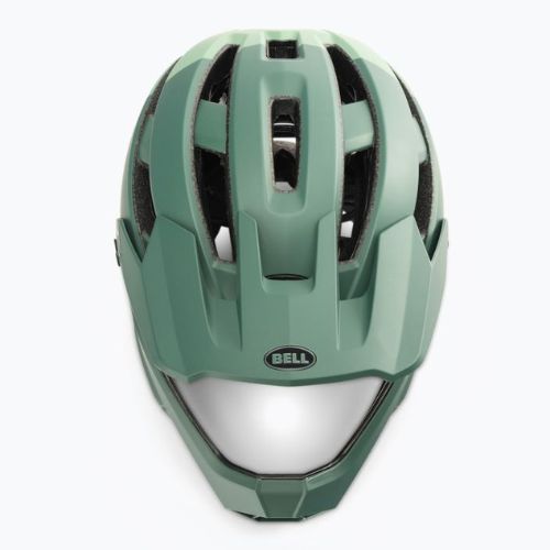 Kask rowerowy Bell FF Super Air R MIPS Spherical matte gloss green infrared