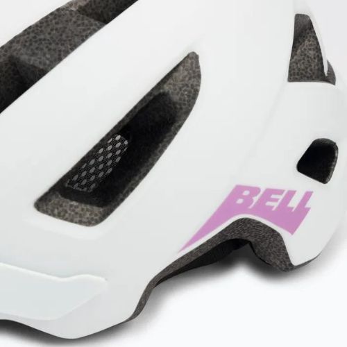 Kask rowerowy dziecięcy Bell Nomad Jr matte white purple