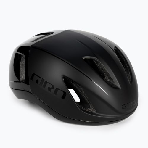 Kask rowerowy Giro Vanquish Integrated Mips matte black/gloss black/vivid road onyx
