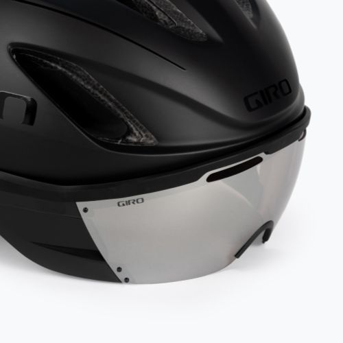 Kask rowerowy Giro Vanquish Integrated Mips matte black/gloss black/vivid road onyx