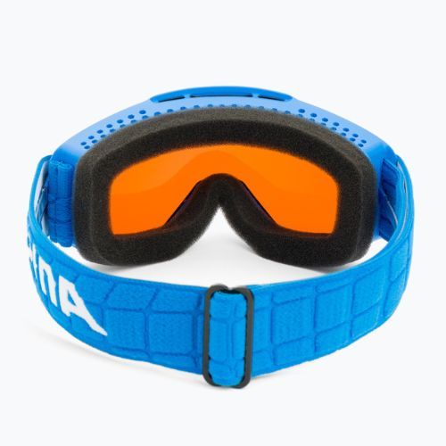 Gogle narciarskie dziecięce Alpina Piney blue matt/orange
