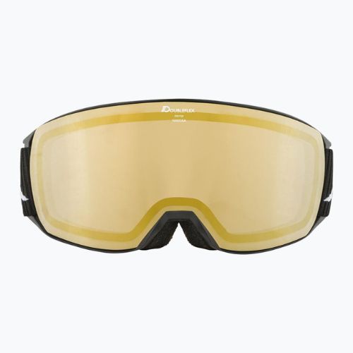 Gogle narciarskie Alpina Nakiska Q-Lite black matt/gold