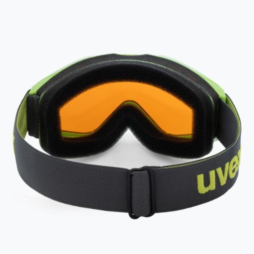 Gogle narciarskie dziecięce UVEX Speedy Pro Jr lightgreen/lasergold