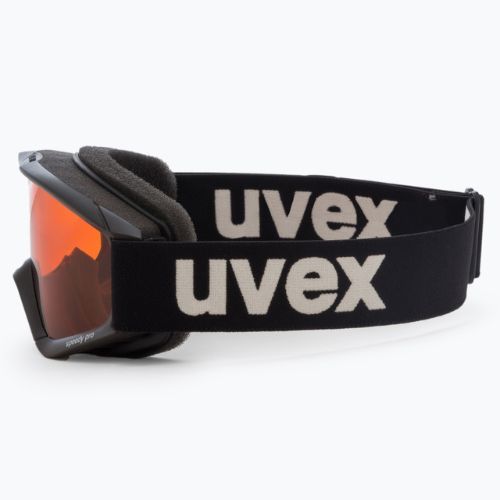 Gogle narciarskie dziecięce UVEX Speedy Pro Jr black/lasergold clear