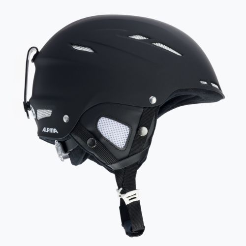 Kask narciarski Alpina Biom black matte