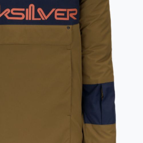 Kurtka snowboardowa dziecięca Quiksilver Steeze military olive