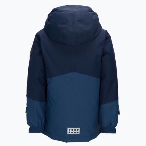 Kurtka narciarska dziecięca LEGO Lwjebel 723 dark navy