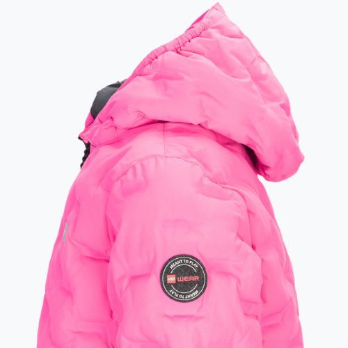 Kurtka narciarska dziecięca LEGO Lwjipe 706 2021 pink