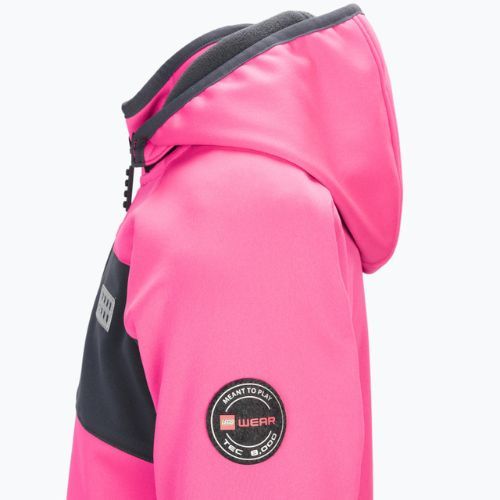 Kurtka softshell dziecięca LEGO Lwsky 762 pink