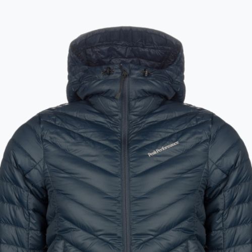 Kurtka puchowa damska Peak Performance W Frost Down Hood blue shadow