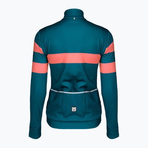 Bluza rowerowa męska Santini Adapt black/orange