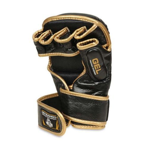 Rękawice sparingowe do treningu MMA DBX BUSHIDO skórzane czarne Arm-2011D-L