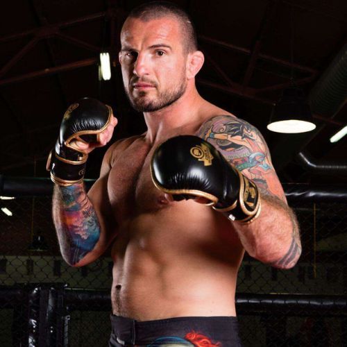Rękawice sparingowe do treningu MMA DBX BUSHIDO skórzane czarne Arm-2011D-L
