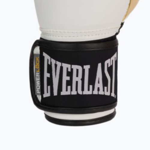 Rękawice bokserskie męskie Everlast Powerlock Pu białe 2200