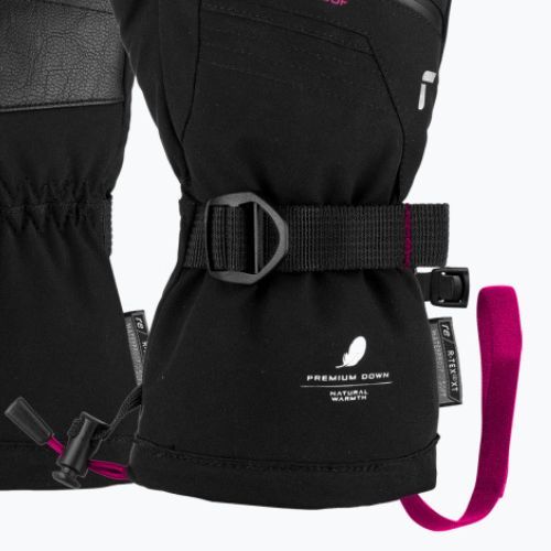 Rękawice narciarskie dziecięce Reusch Lando R-TEX XT black/pink glo