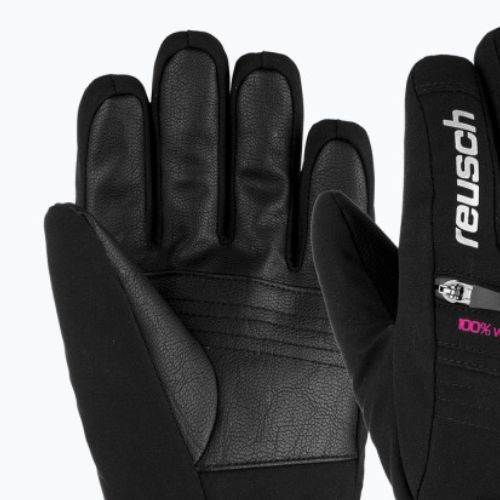 Rękawice narciarskie dziecięce Reusch Lando R-TEX XT black/pink glo