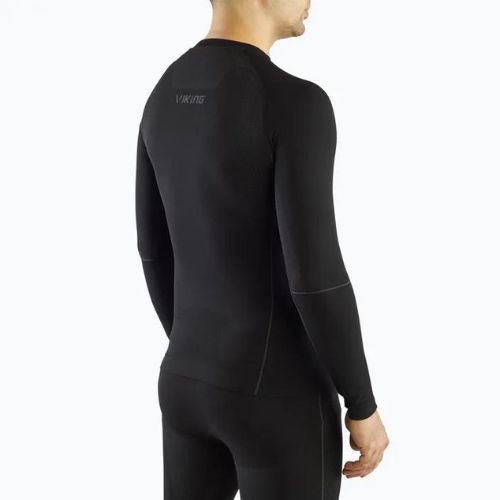 Longsleeve termoaktywny męski Viking Eiger black