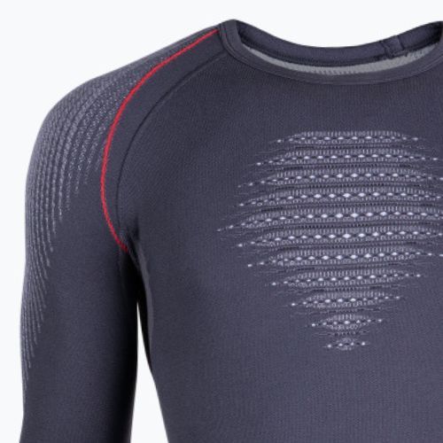 Bluza termoaktywna męska UYN Evolutyon UW Shirt charcoal/white/red