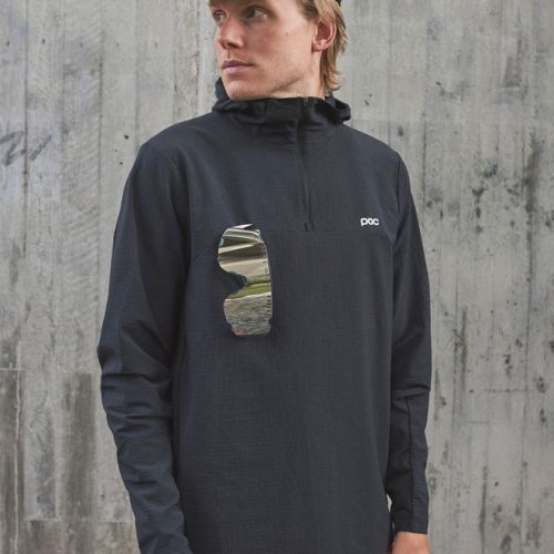 Bluza rowerowa męska POC Mantle Thermal Hoodie uranium black