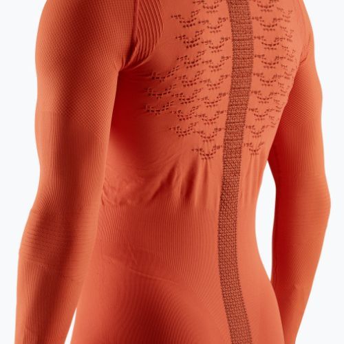 Longsleeve termoaktywny męski X-Bionic The Trick 4.0 Run trick orange/black