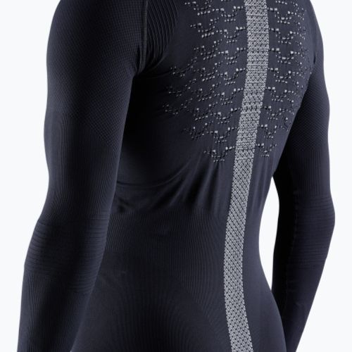 Bluza termoaktywna męska X-Bionic The Trick 4.0 Run opal black/arctic white