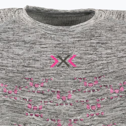 Longsleeve termoaktywny damski X-Bionic Energy Accumulator 4.0 Melange grey melange/pink