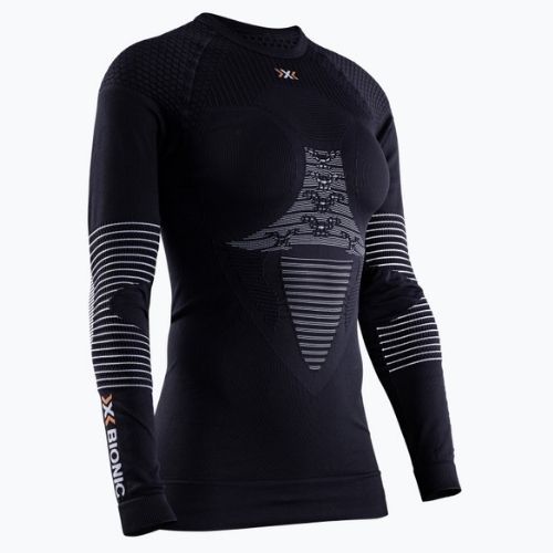 Bluza termoaktywna damska X-Bionic Energizer 4.0 opal black/arctic white