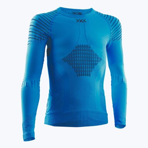 Longsleeve termoaktywny dziecięcy X-Bionic Invent 4.0 LS teal blue/anthracite