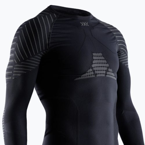 Bluza termoaktywna męska X-Bionic Invent 4.0 LS black/charcoal