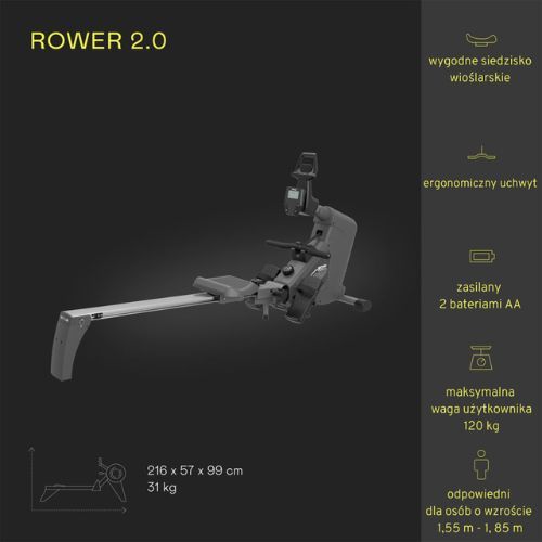 Wioślarz KETTLER Axos Rower 2.0 black