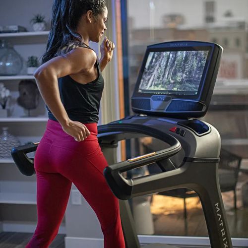 Bieżnia elektryczna Matrix Fitness Treadmill TF50 z konsolą XUR graphite grey