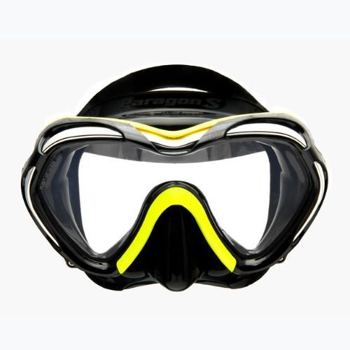 Maska do nurkowania TUSA Paragon S czarna/żółta