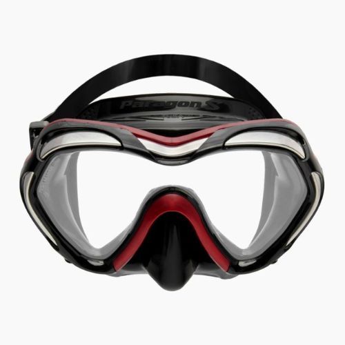 Maska do nurkowania TUSA Paragon S czarna/czerwona