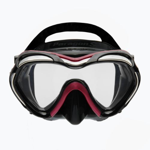 Maska do nurkowania TUSA Paragon S czarna/różowa
