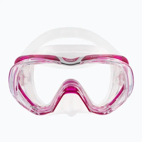 Maska do nurkowania TUSA Tri-Quest FD biała/różowa