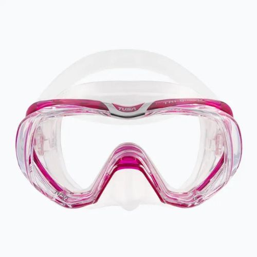 Maska do nurkowania TUSA Tri-Quest FD white/pink