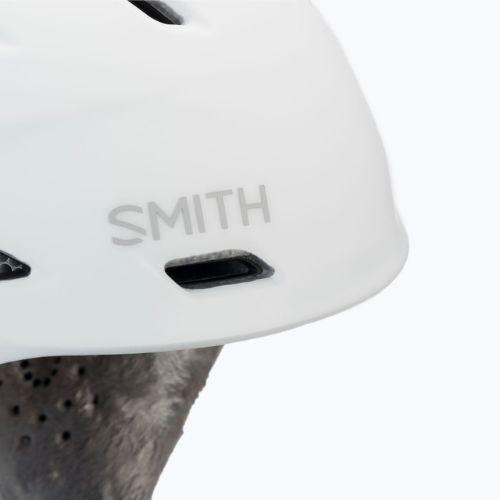 Kask narciarski damski Smith Mirage matte white
