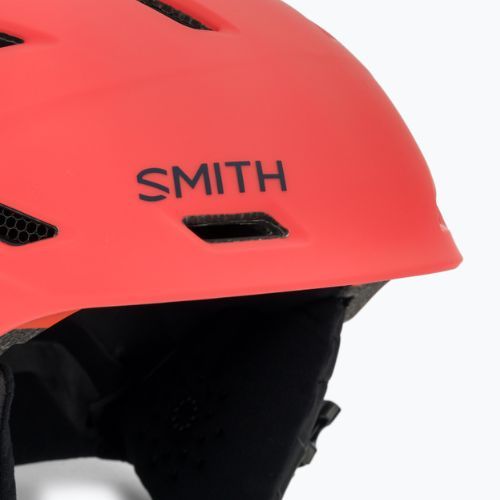 Kask narciarski Smith Mission matte red rock