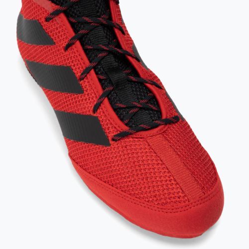 Buty bokserskie adidas Box Hog 3 czerwone FZ5305