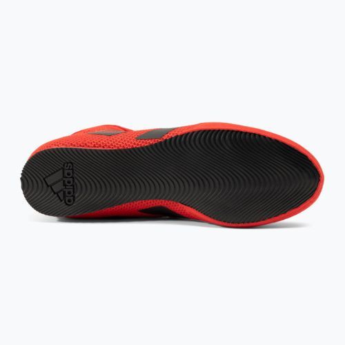 Buty bokserskie adidas Box Hog 3 czerwone FZ5305